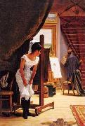 Almeida Junior The Inopportune oil painting